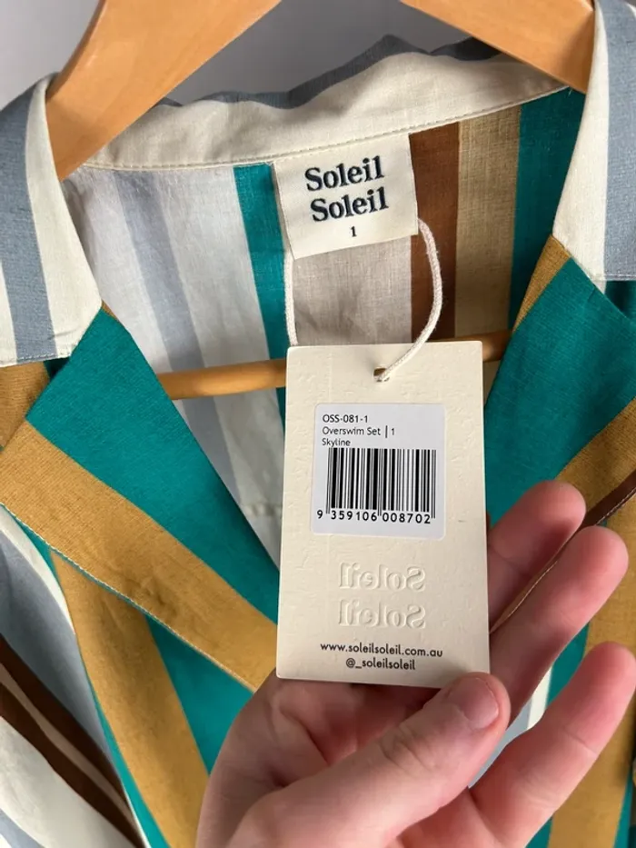 Ensemble short et chemise SoleiSoleil T1 Neuf - photo numéro 4