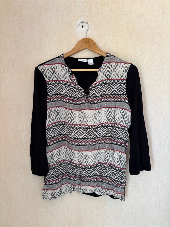 Blouse à motifs - photo numéro 2