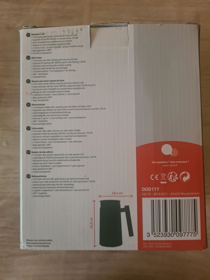 Mousseur à lait livoo neuf - photo numéro 2