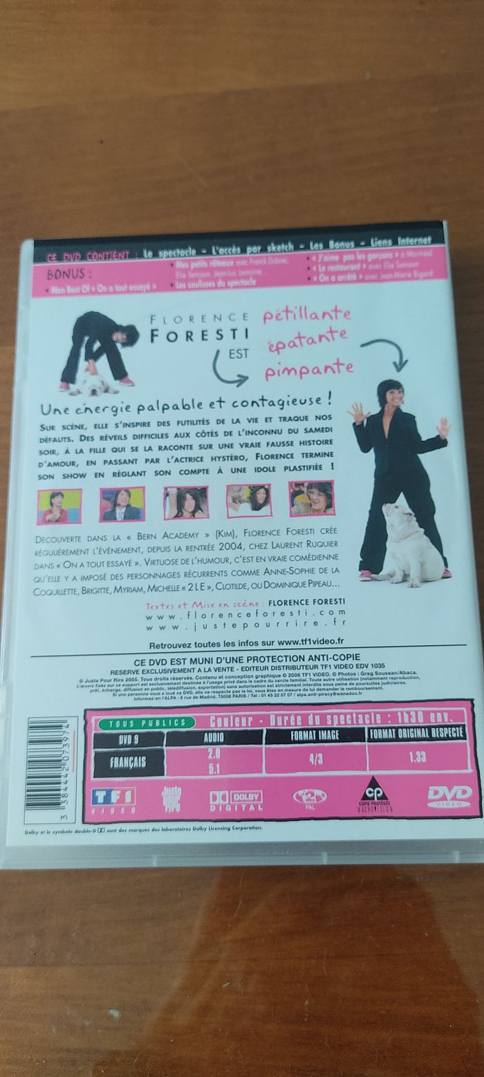 Coffret DVD Florence Foresti - photo numéro 3