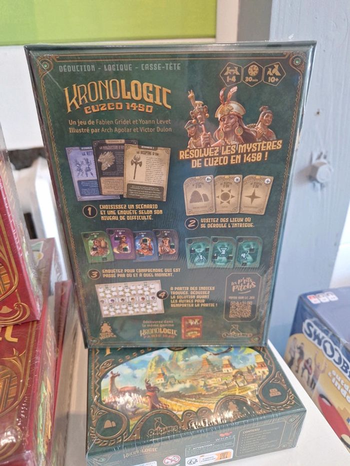🧩 Kronologic : Cuzco 1450 – Jeu de logique et déduction (Neuf) - photo numéro 2