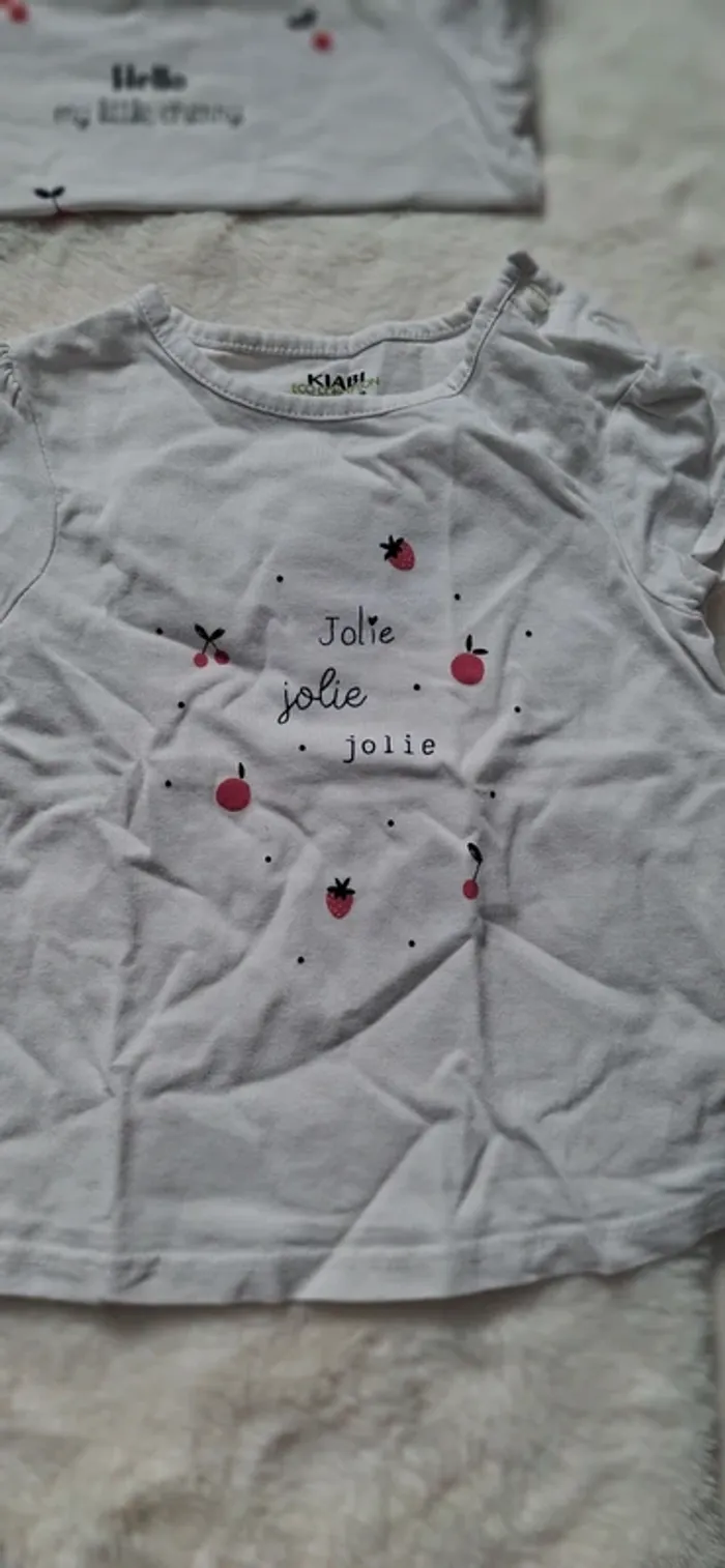 Lot de 9 t-shirts taille 12 mois - photo numéro 8