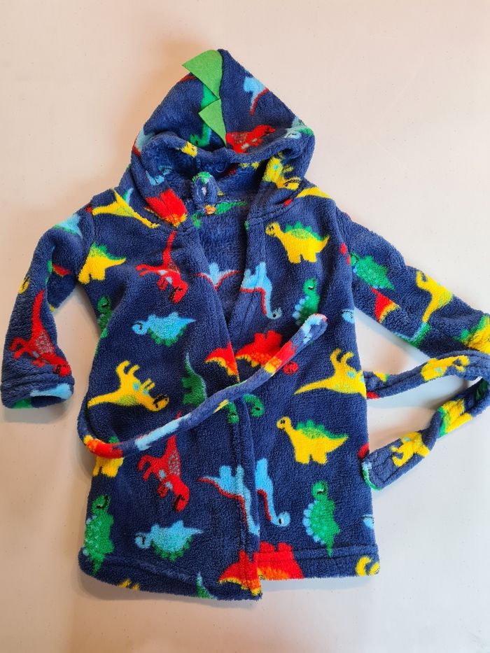 Peignoir dinosaures 3/6 mois