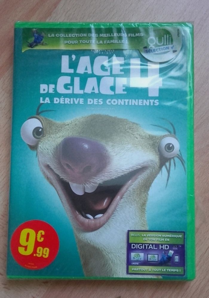 DVD l'âge de glace 4 neuf