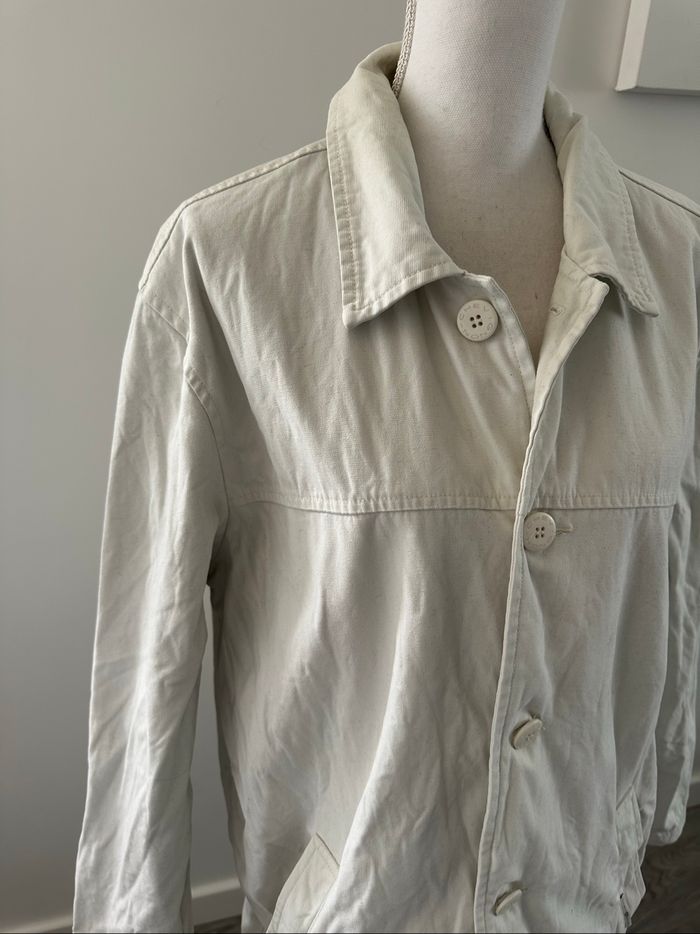 Veste coupe vent blanc crème Chevignon TXL - photo numéro 3