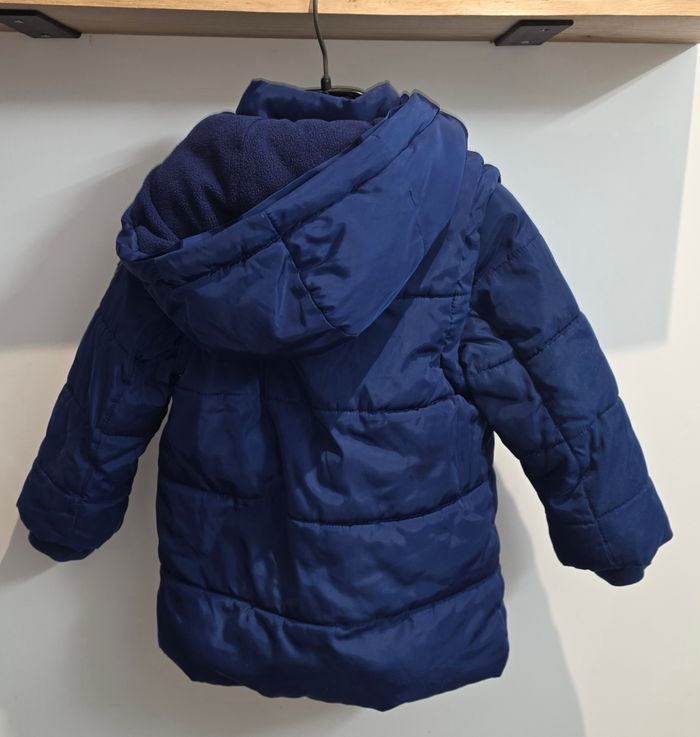 Doudoune interieur polaire bleu 3 ans - photo numéro 2