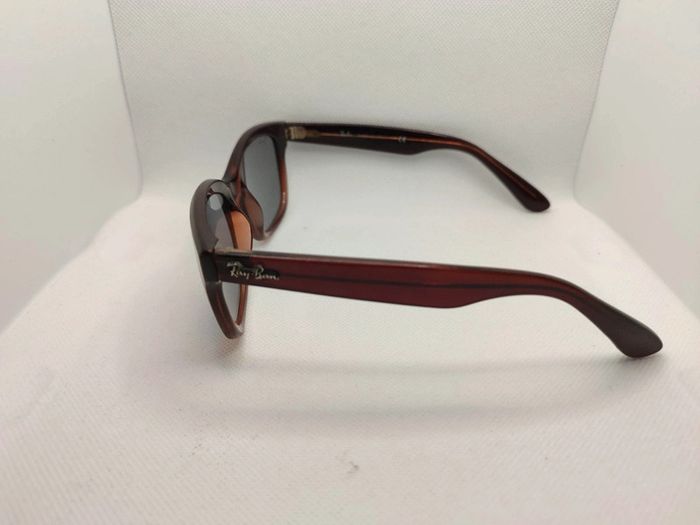 Lunettes de soleil RB4159 marron avec verres miroités bleus - photo numéro 5