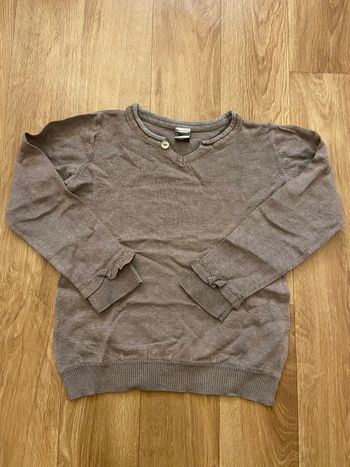 Pull léger marron fille 5 ans