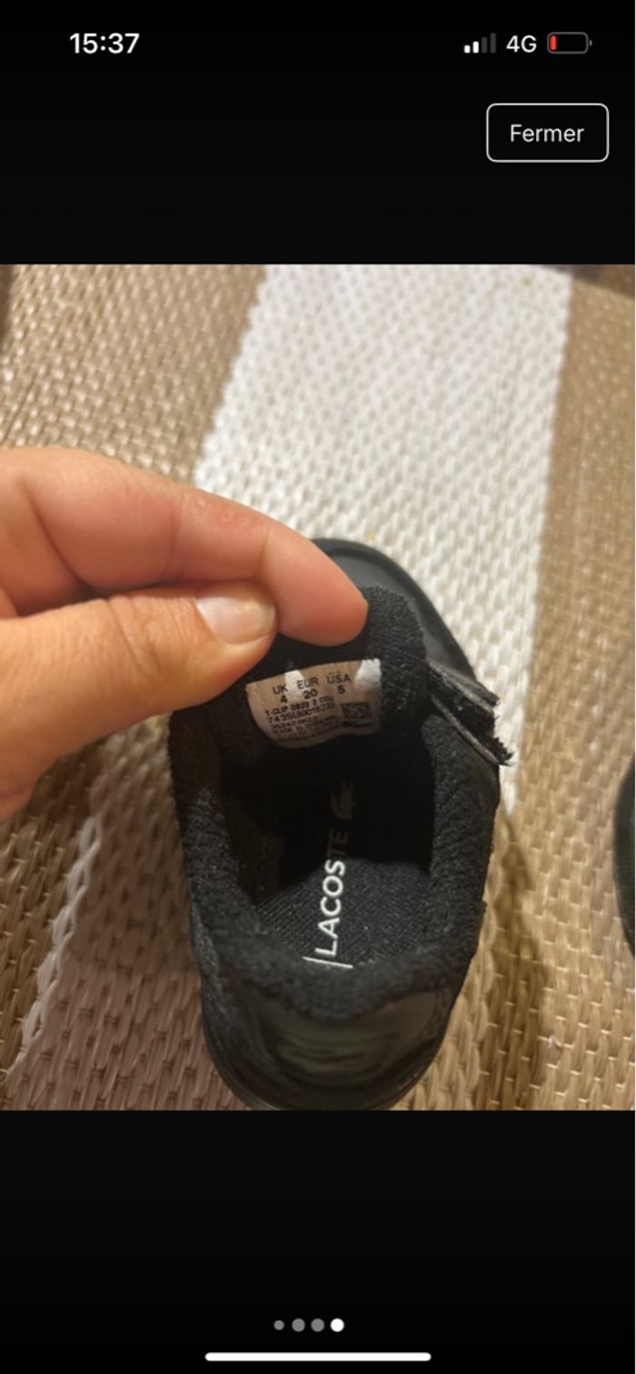 Basket Lacoste - photo numéro 3