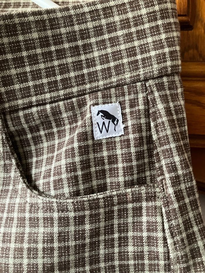 Pantalon d’équitation à carreaux - photo numéro 2