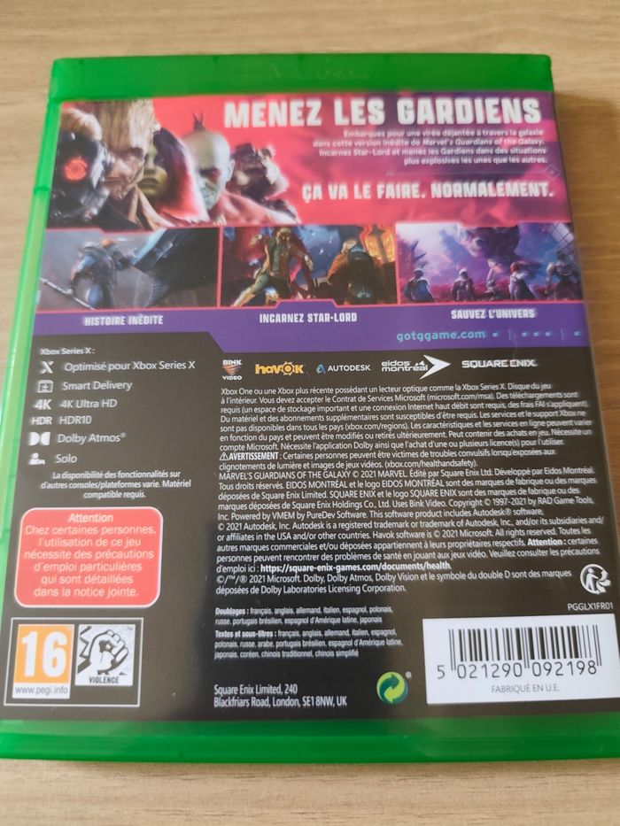 Gardien de la  galaxie Xbox - photo numéro 2