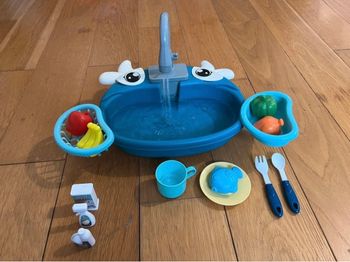 Robinet, lavabo d’apprentissage