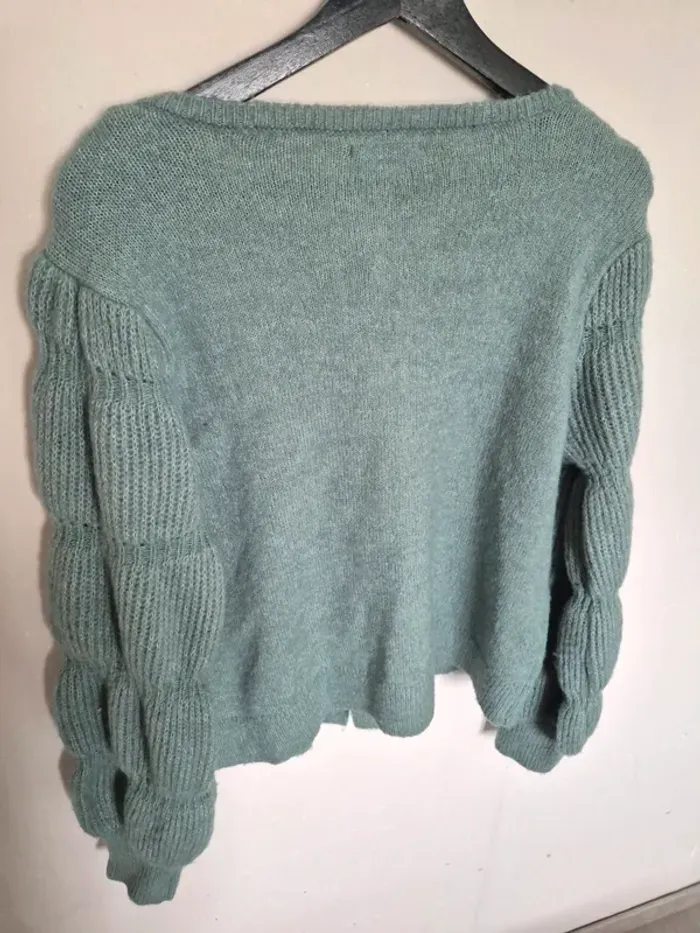 Cardigan gilet création L taille 40 - photo numéro 5