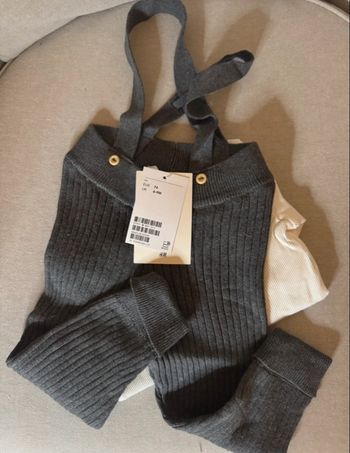 Ensemble deux pièces en coton neuf avec étiquette