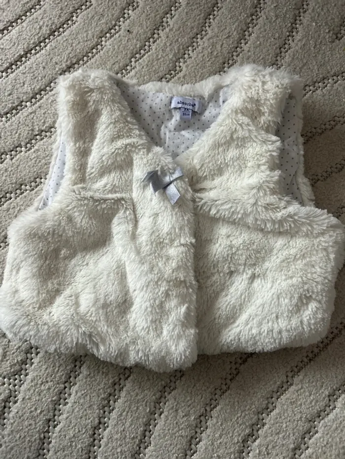 Gilet sans manches blanc