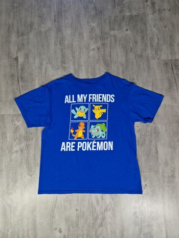 T shirt Imprimé Pokemon Bleu Taille L Enfant / 12 ans