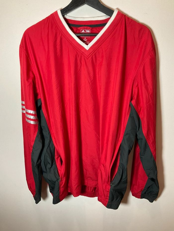 Sweat coupe-vent léger pour homme Adidas Golf rouge taille M 179 - photo numéro 2