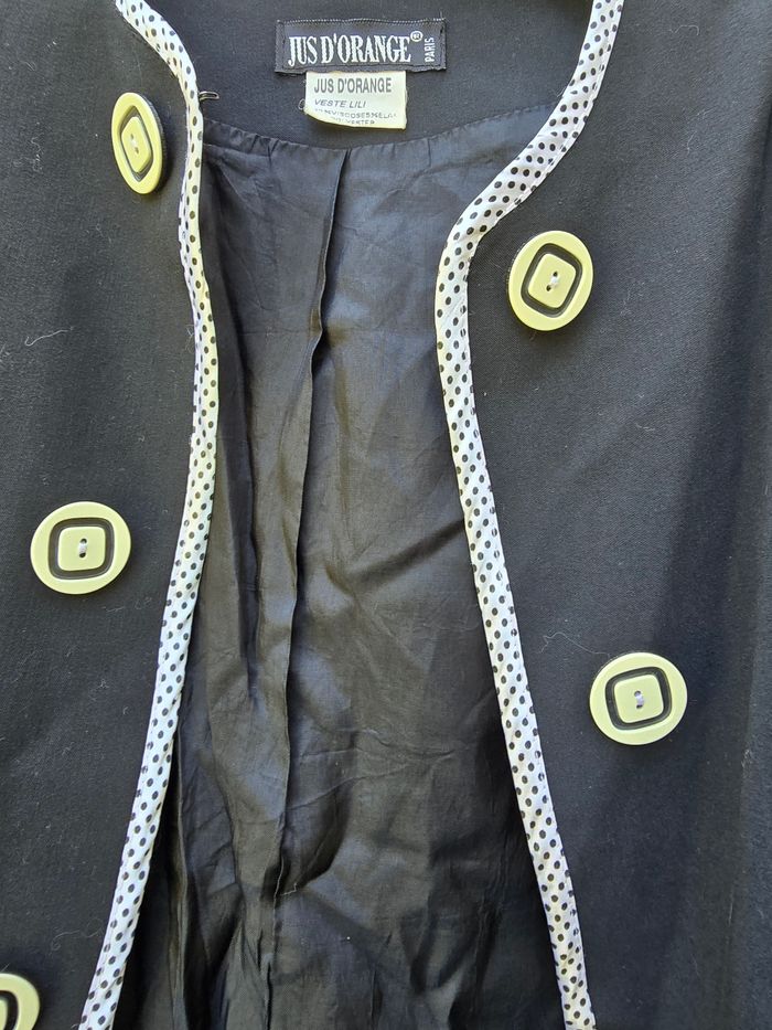 Tailleur jupe plissée rétro 🍒y2k vintage années 2000🍒jamais porté taille 34 - photo numéro 9