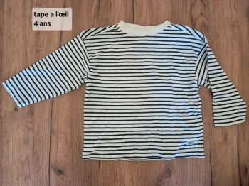 T-shirt manche longue Garçon 4 ans