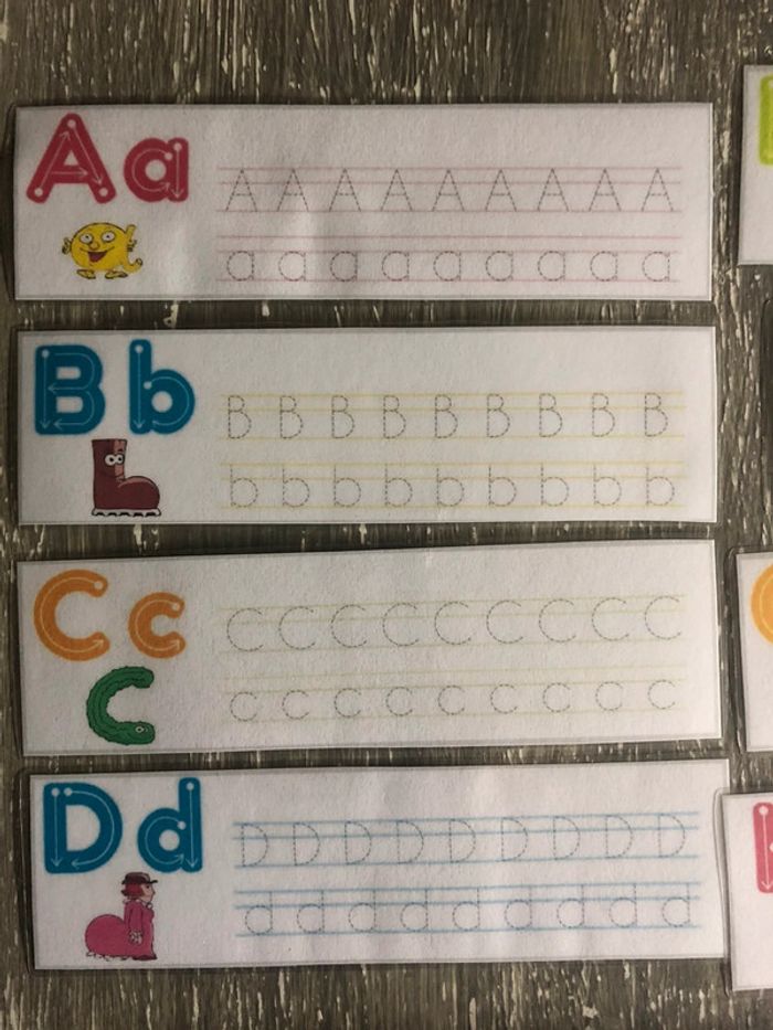 Traçage de l’alphabet - photo numéro 2