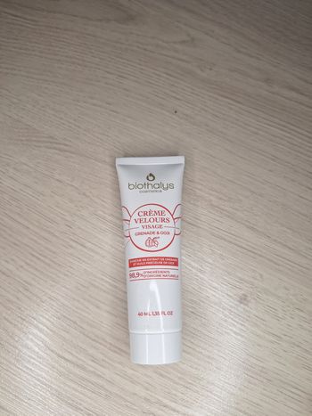 Crème velours visage 40ml neuf Biothalys