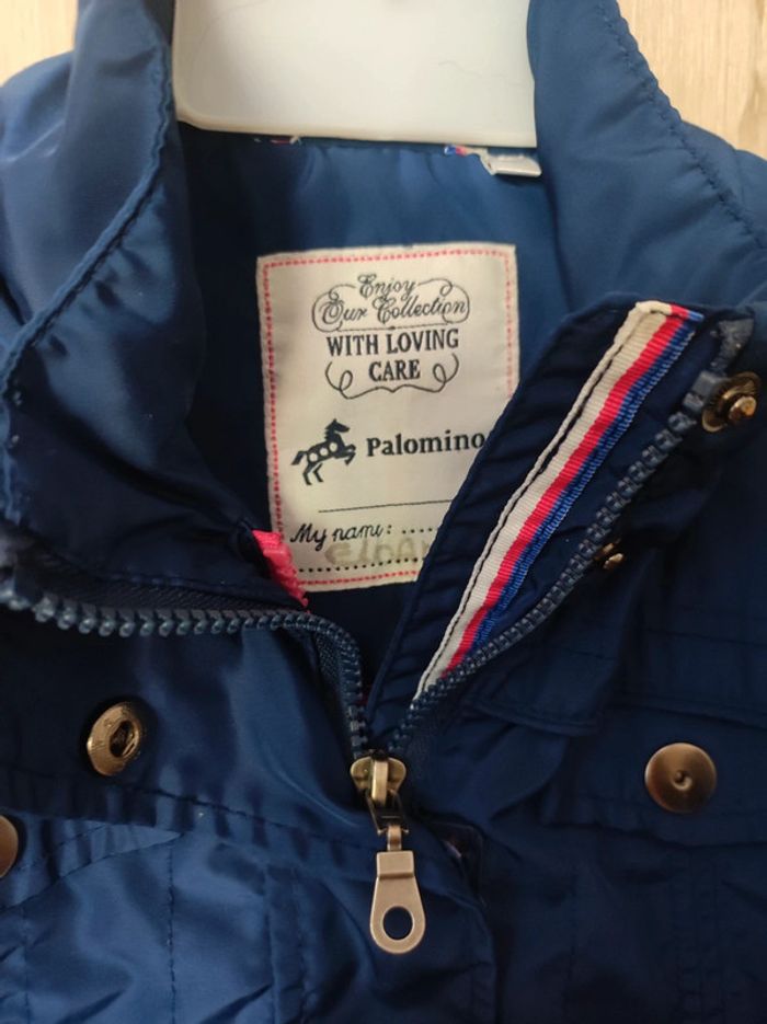 Imperméable coupe-vent bleu 6 ans Palomino - photo numéro 7