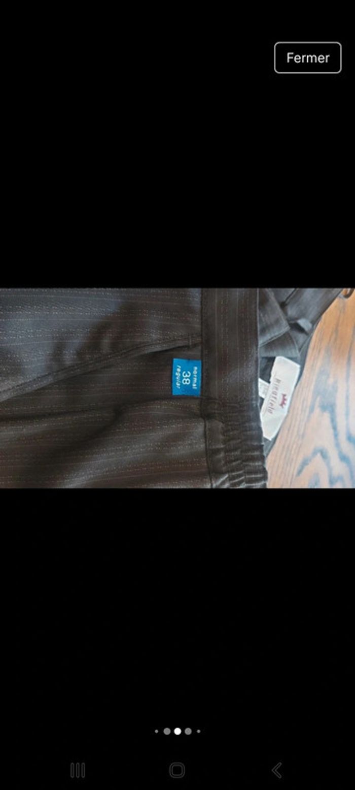 Pantalon Kingfield fr/be 40 noir lignées - photo numéro 7