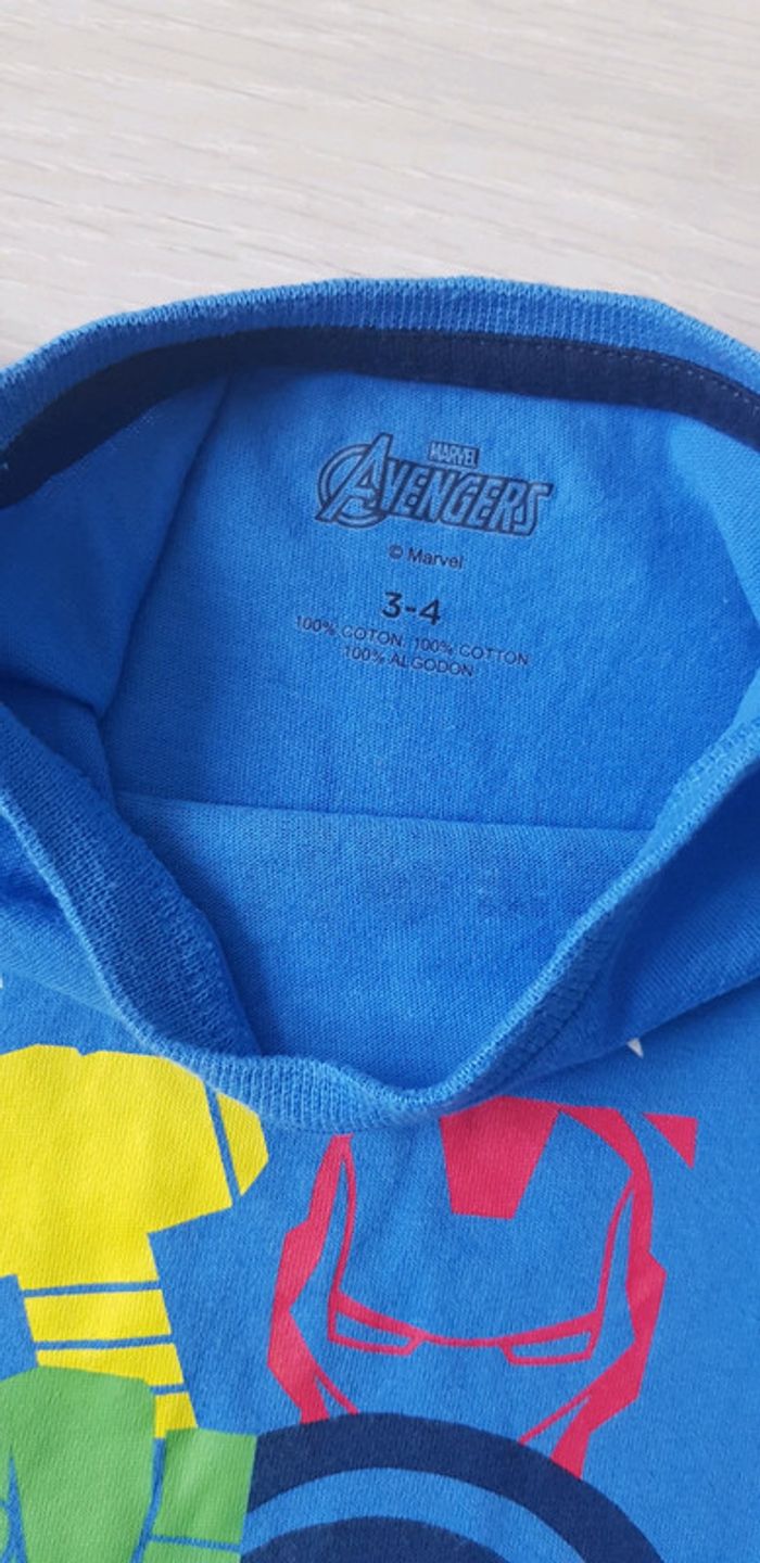 Tee-shirt Avengers 3/4 ans - photo numéro 3