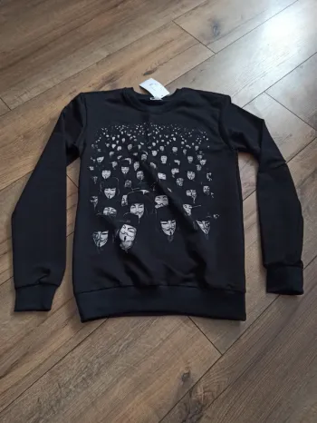 Pull fin homme manches longues noir XS