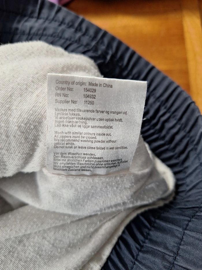 veste légère / Track jacket hummel / homme - taille 2XL / gris et rouge brodé (521) - photo numéro 11
