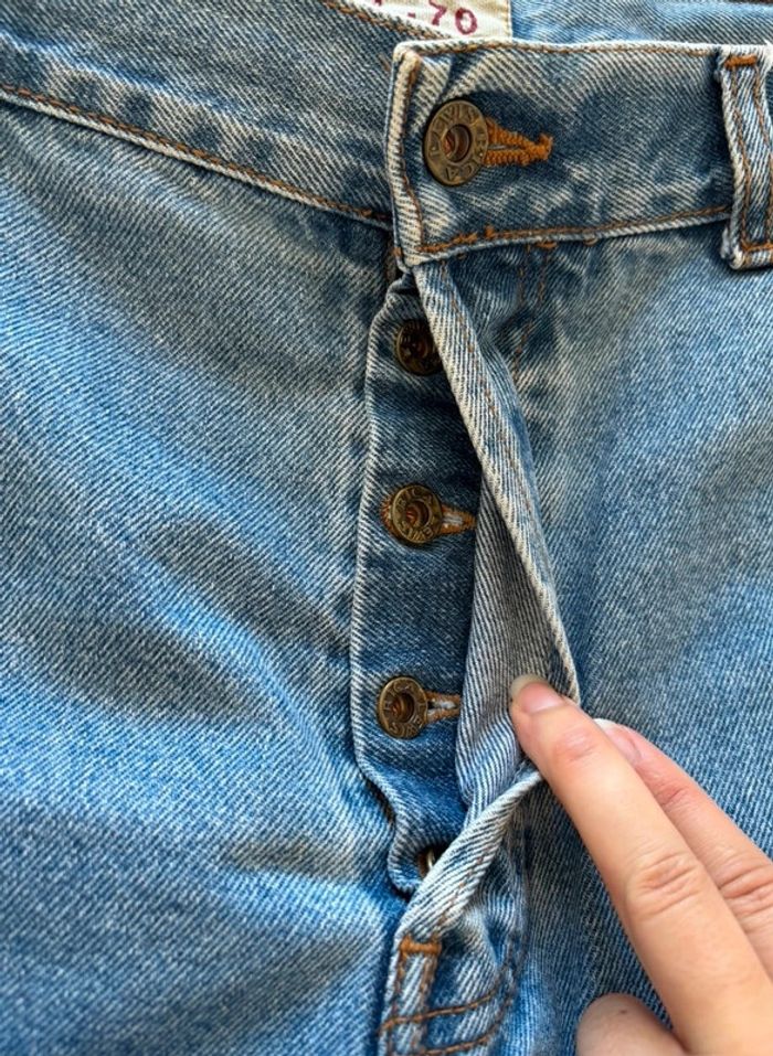 Jean vintage Rica Lewis RL70 relaxed fit droit – bleu clair – taille 50/2XL – 90s homme - photo numéro 7