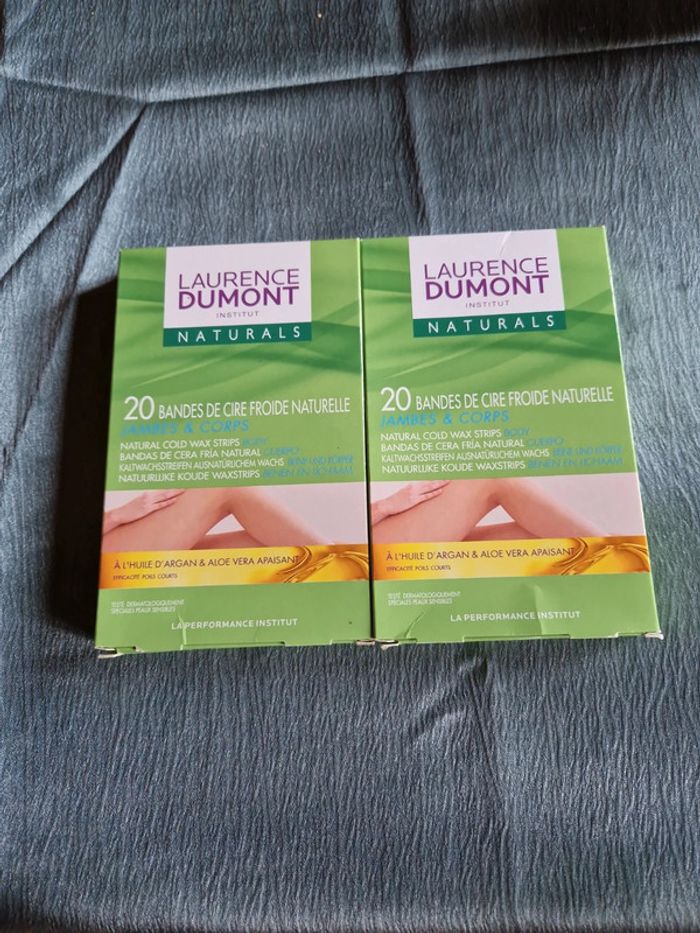 Bandes de cire froide naturelle