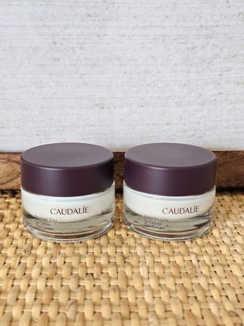 Caudalie Premier Cru La Crème Visage Anti-Âge Global, Anti-tâches, Anti-rides 2 X 15 ml Neufs 
