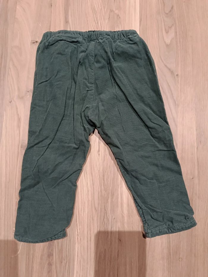 Pantalon velours doublé H&M 12-18 mois 86 cm - photo numéro 5