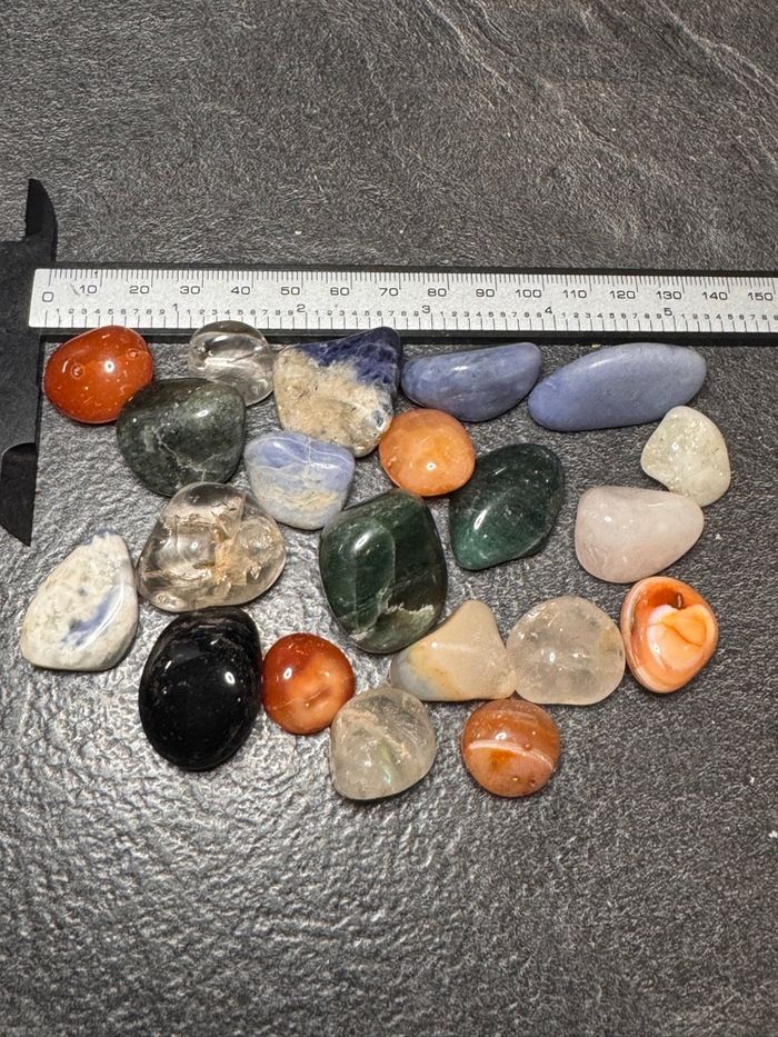 Lot de 180 g de Pierres Naturelles Polies – Collection de pierres variées – Idéales pour décoration et création - photo numéro 4