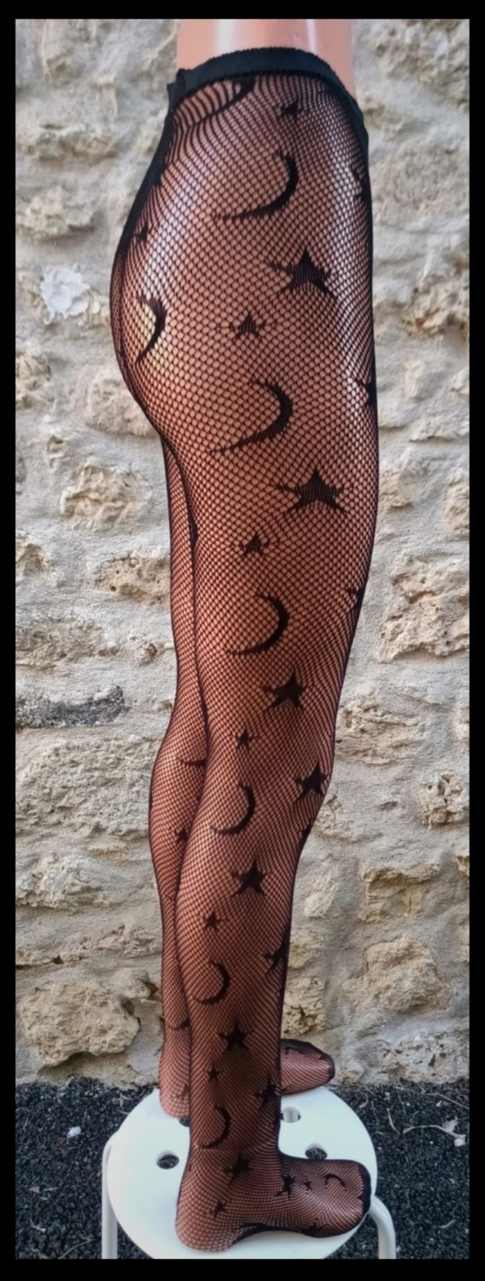 Collant résille motif fantaisie - photo numéro 4