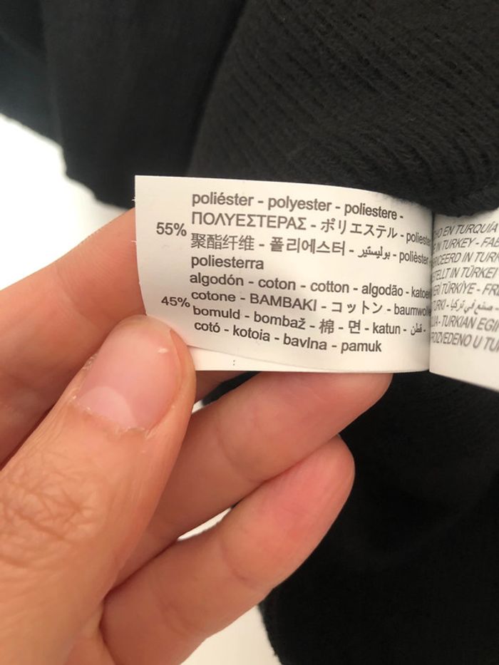 Superbe beau t-shirt côtelé soft Zara neuf avec étiquette taille M - photo numéro 8