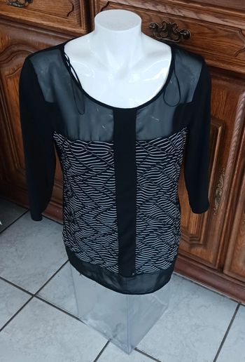 Tee-shirt manche 3/4 taille 40