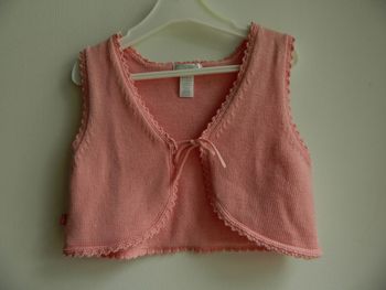 Gilet/boléro T 6 mois "Obaïbi"