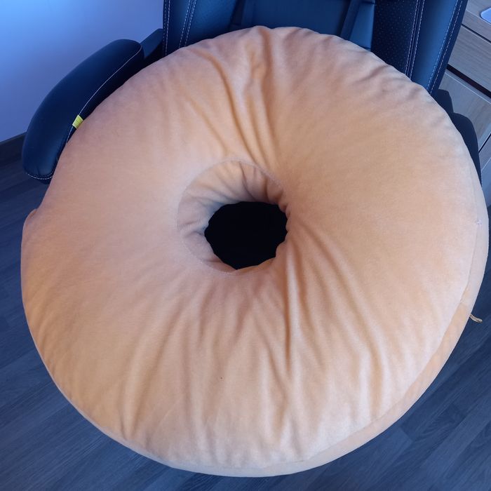 Pouf "Donut", 68 cm de long