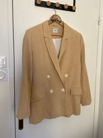 Veste Pimkie à carreaux vichy mélange lin – très bon état