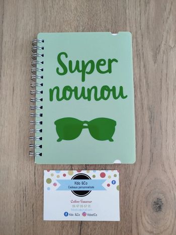 Carnet super nounou idée cadeau assistante maternelle