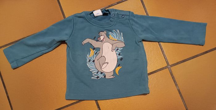 Sweat pull Baloo le livre de la jungle 6 12 mois
