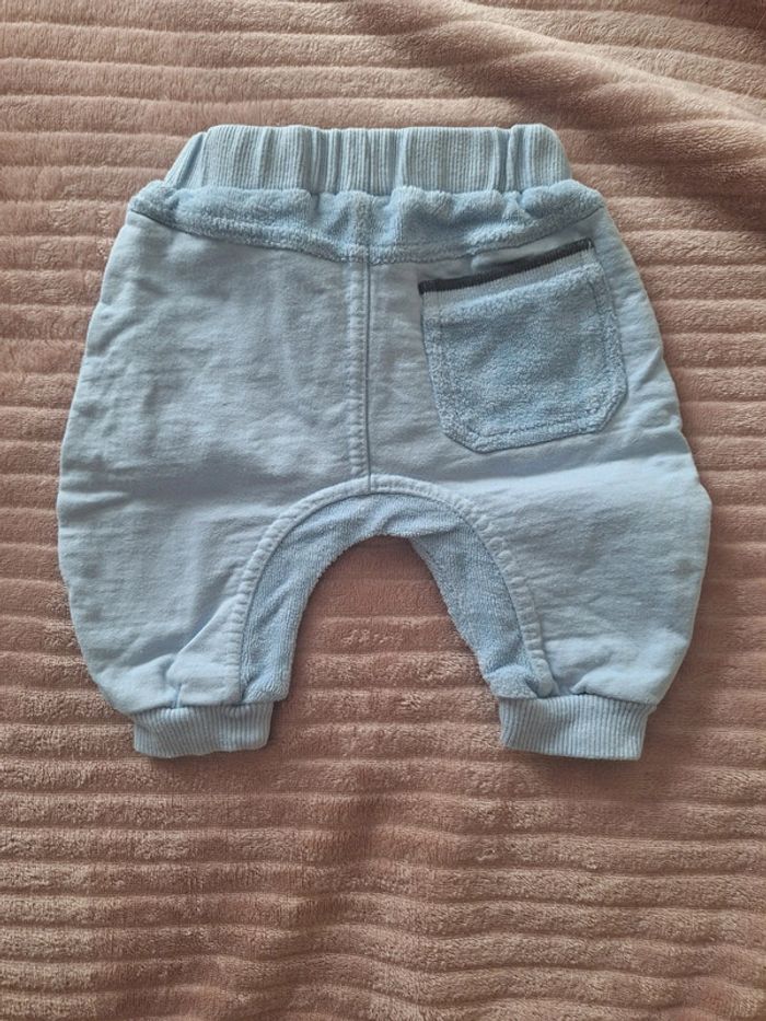 Pantalon bleu ciel 3 mois mes petits cailloux - photo numéro 4