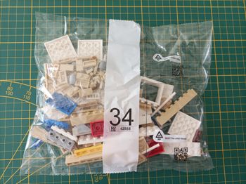 Sachet numéro 34 n°34 complet pour le set Lego Icons 10294 Le Titanic