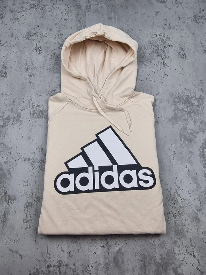 Sweat a capuche Adidas crème, M Femme - photo numéro 2