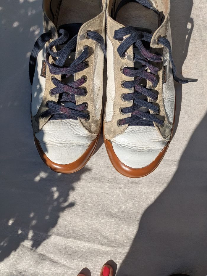 Baskets basses cuir  kickers 42 - photo numéro 10