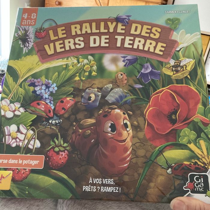 Jeu gigamic le rallye des vers de terre