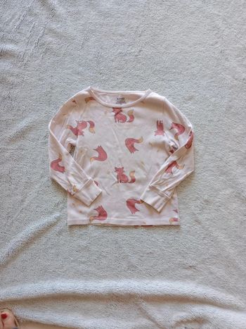 T-shirt manches longues fille 5 ans fantaisie c78