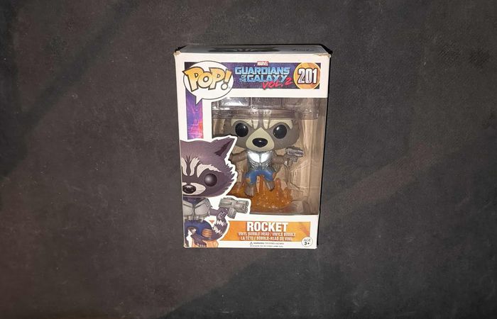 Figurine Funko Pop / Rocket 201 / Les Gardiens De La Galaxie 2 / Marvel